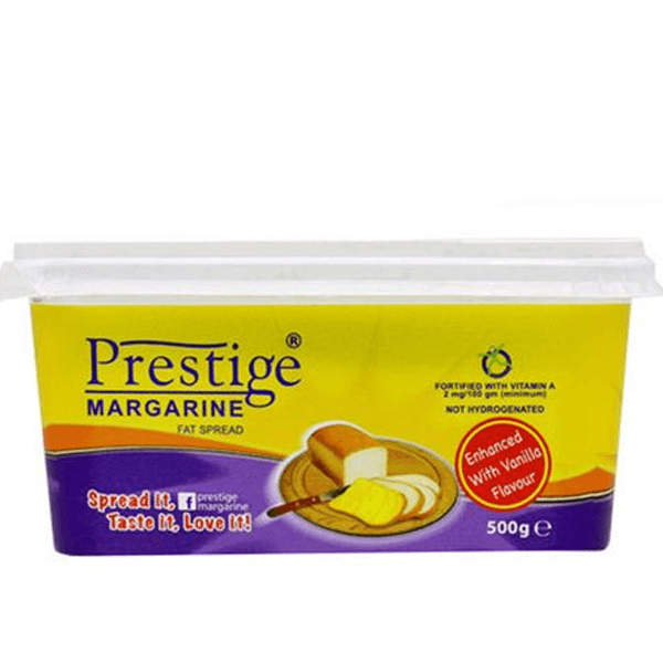 PRESTIGE MARGARINE VANILLA SPREAD 500G