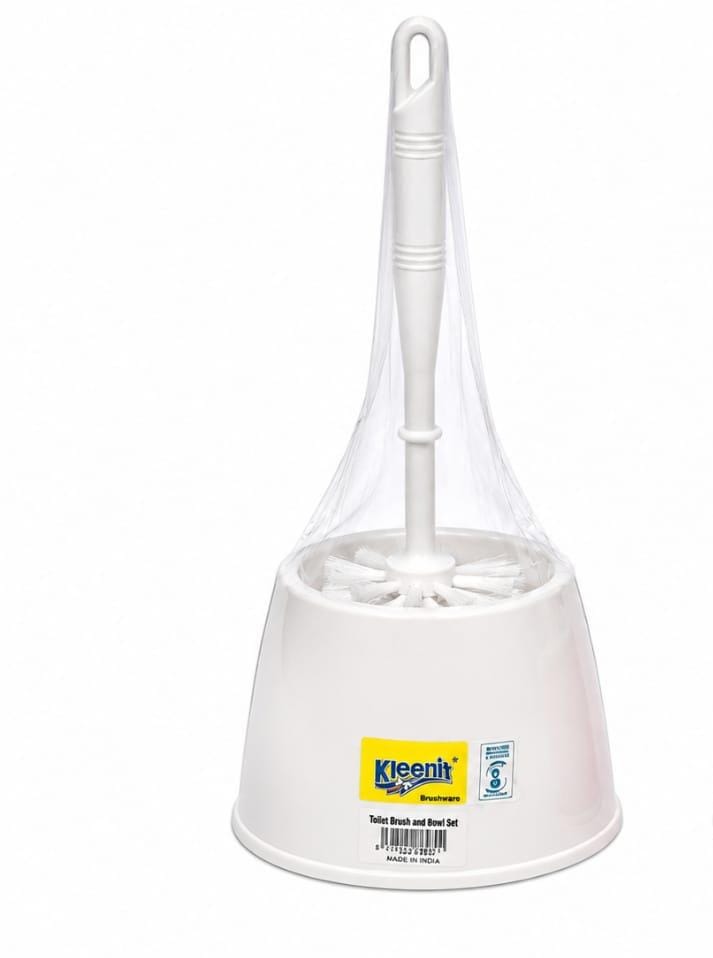 KLEENIT TOILET BRUSH& BOWL WHT