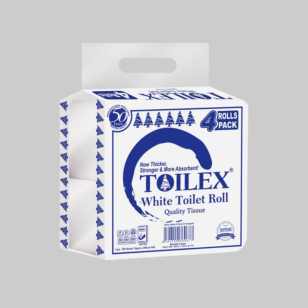 TOILEX PRINTED TISSUE 4PACK