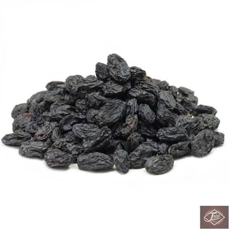 DX DRIED BLACK RAISINS DARK PER KG