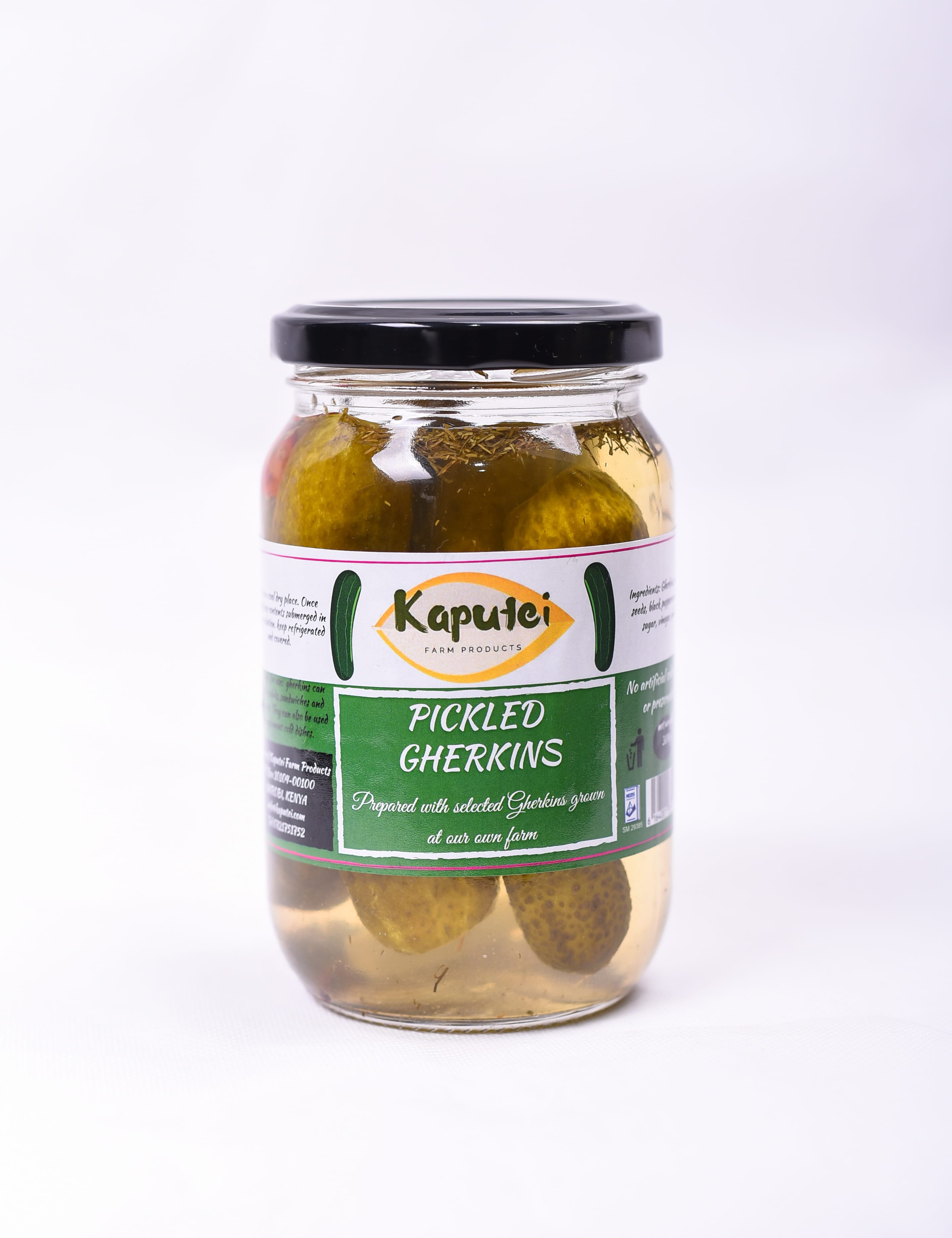 KAPUTEI PICKLED GHERKINS 300G