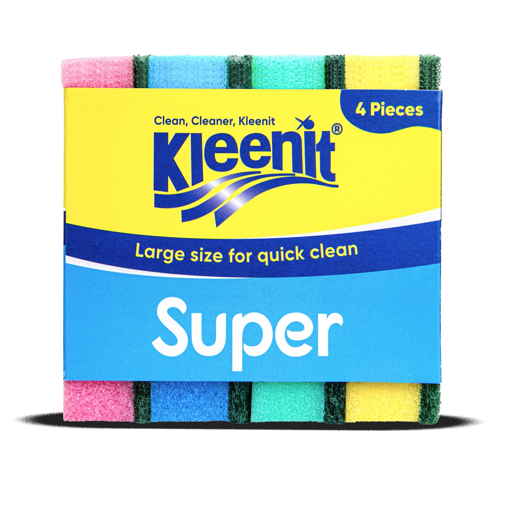 KLEENIT SUPER SCRUBBER 4PK