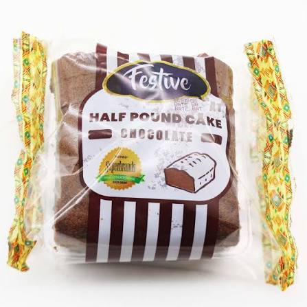 FESTIVE HALFPOUND CAKE CHOCOLATE SLICE 200G