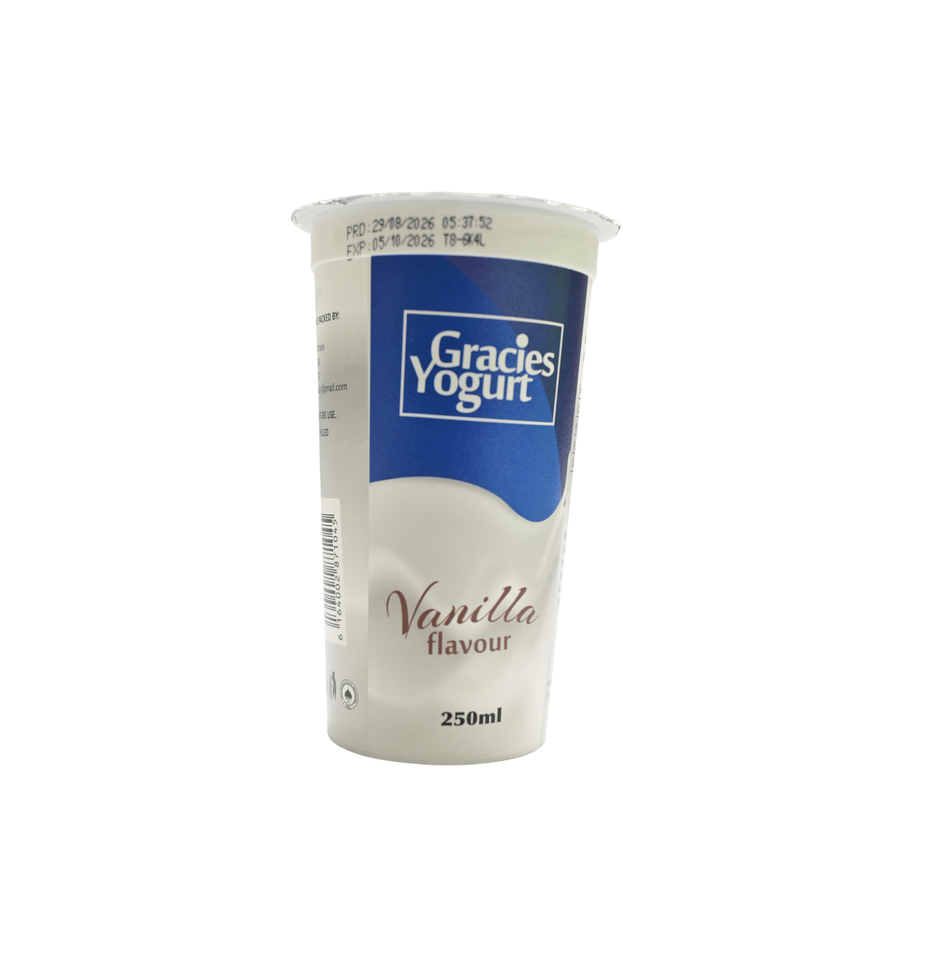 GRACIES VANILLA CUP 250ML