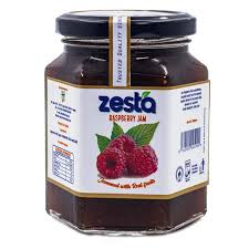 ZESTA RASPBERRY JAM 330G