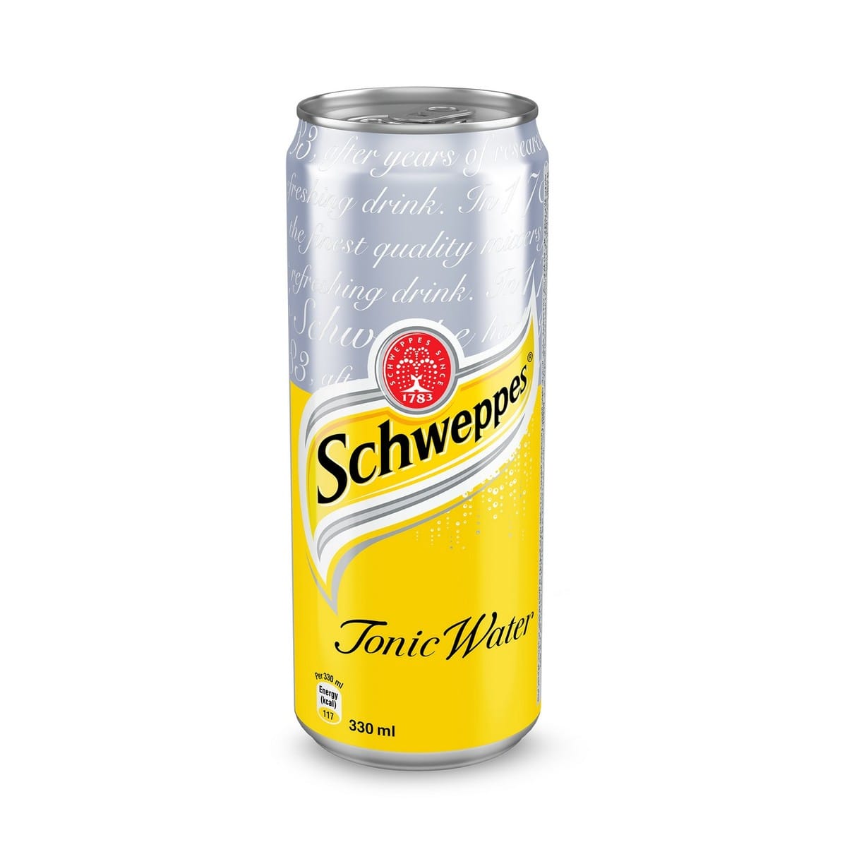 SCHWEPPES TONIC WATER 330ML CAN