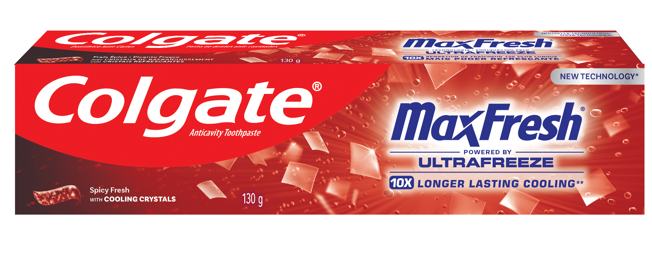 COLGATE MAXFRESH SPICY FRESH TOOTHPASTE 130GM