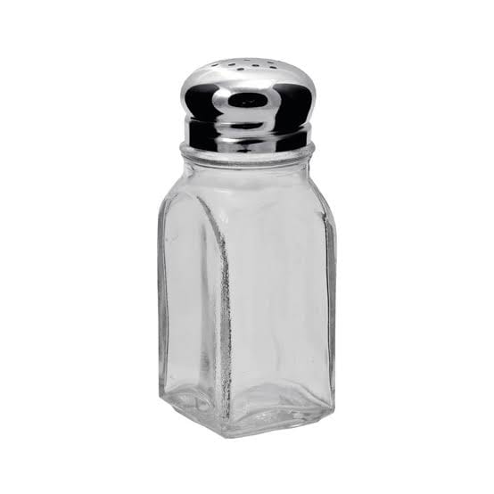 PERCENT SALT SHAKER GLASS WITH ROUND TOP