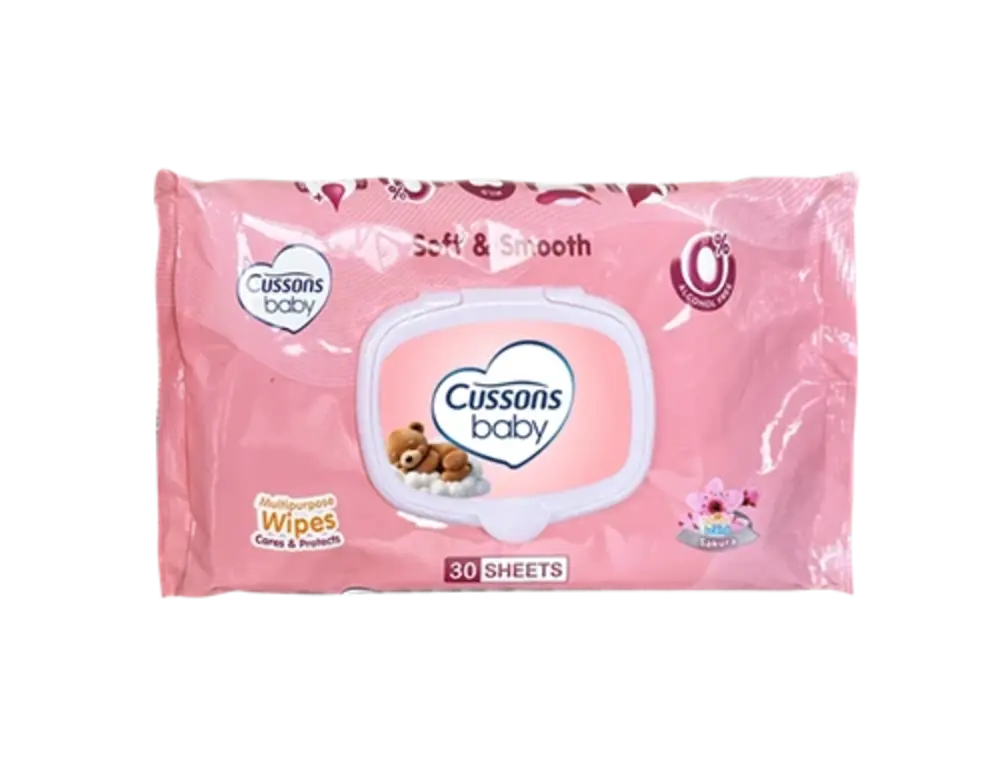 CUSSONS BABY WIPES SOFT & SMOOTH 30'S