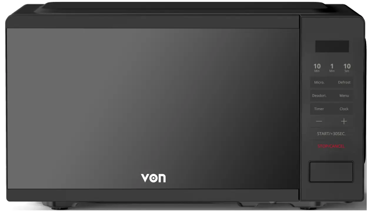 VON MICROWAVE SOLO VMS-206MMK 20L MEC BLACK