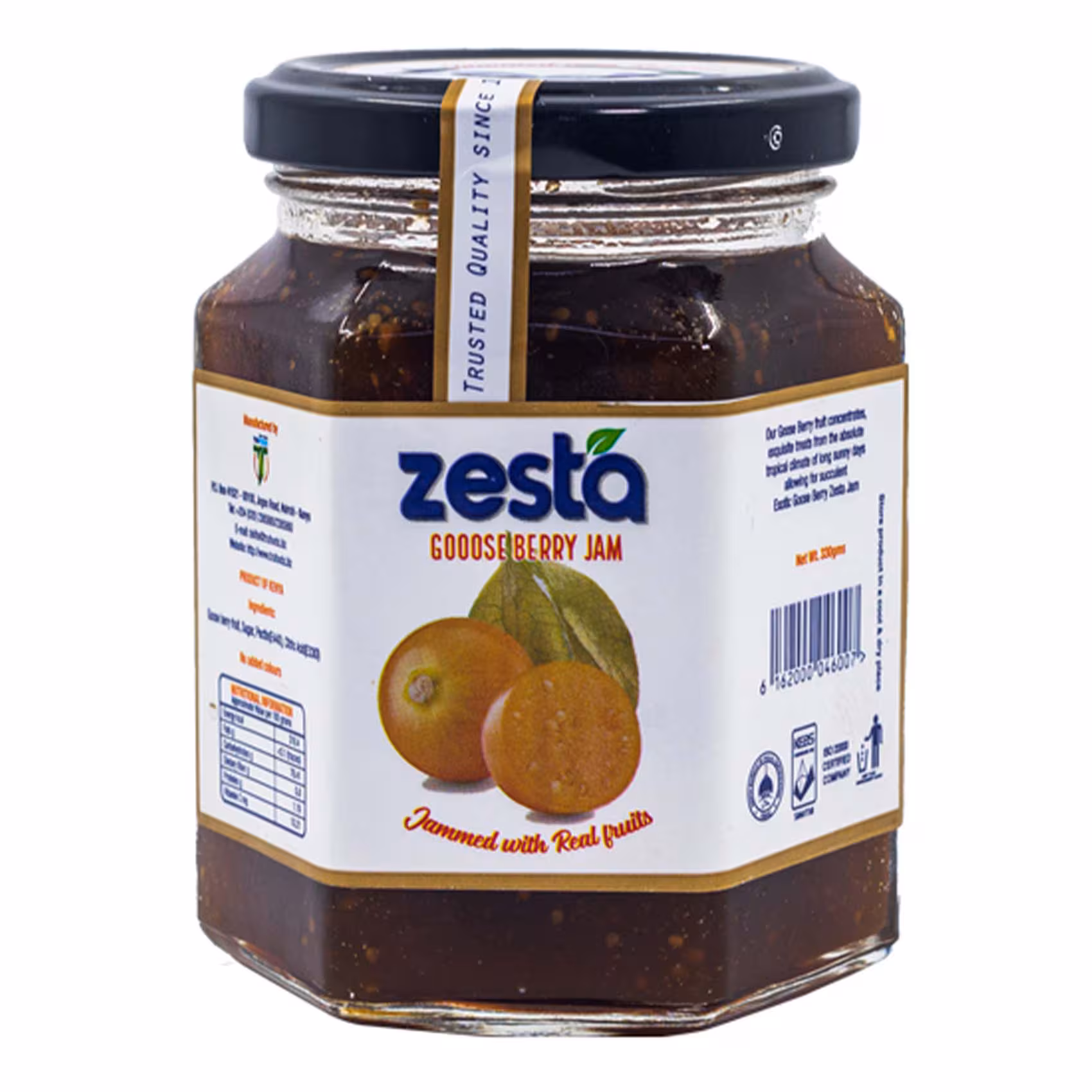 ZESTA GOOSEBERRY JAM 330G