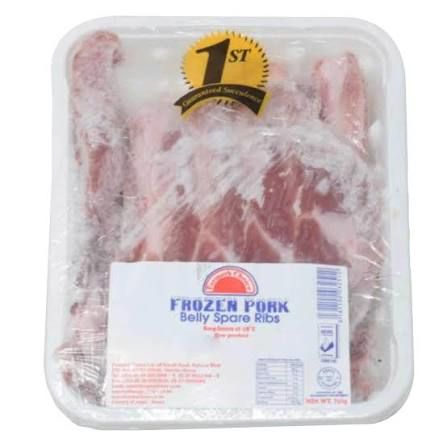 FARMER'S FROZEN BELLYSPARE RIBS 750GM