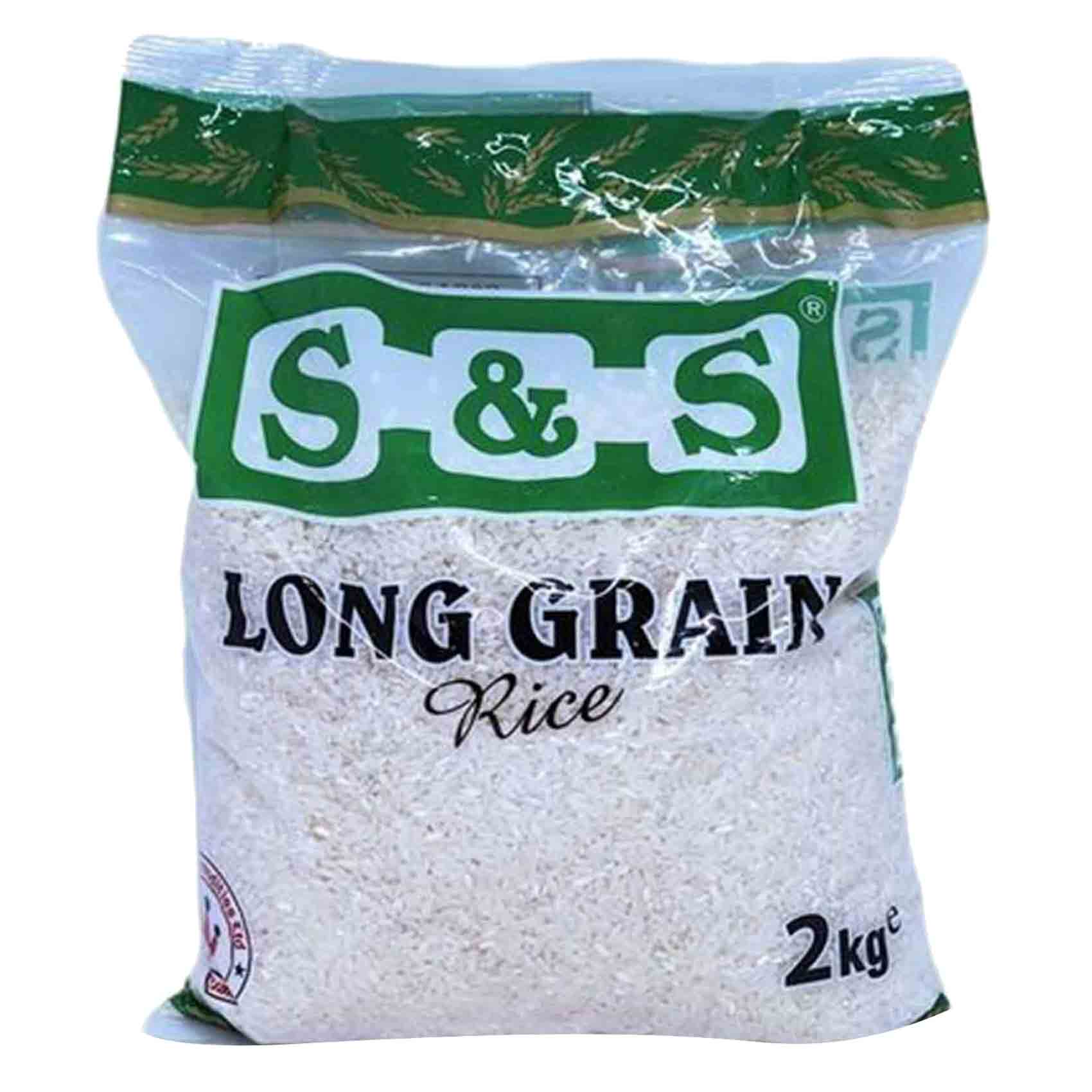 S&S LONG GRAIN RICE 2KG