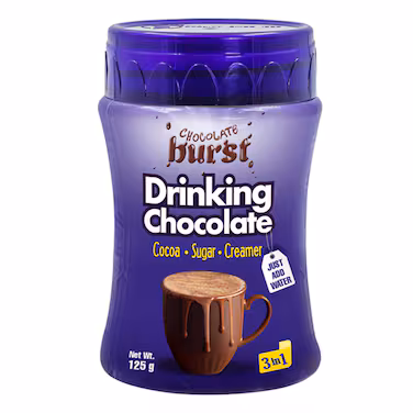 CHOCO BURST DRINKING CHOCOLATE 125GM
