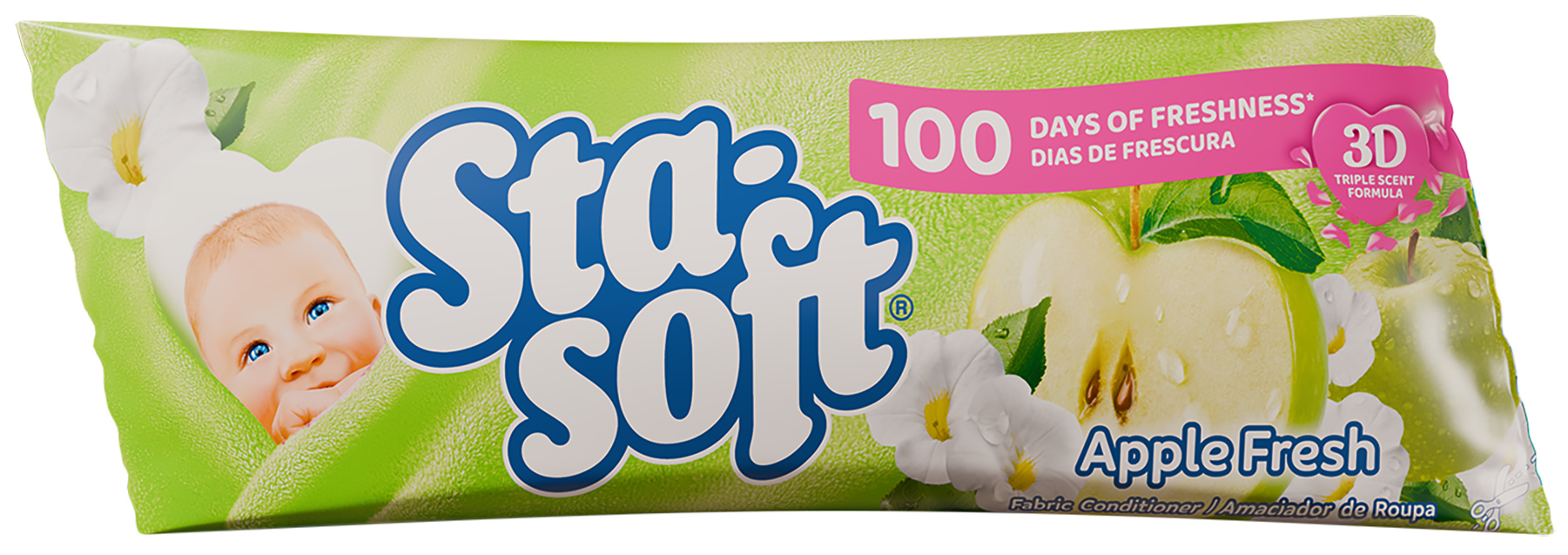 STA SOFT APPLE FRESH FABRIC SOFTENER REFIL 500ML