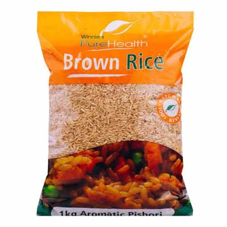 WINNIES PURE HEALTH BROWN RICE 1KG