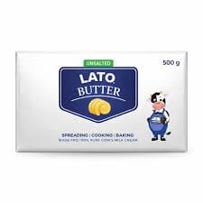 Lato Unsalted Butter 500Gms