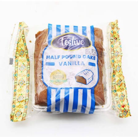 FESTIVE HALFPOUND CAKE VANILLA SLICE 200G