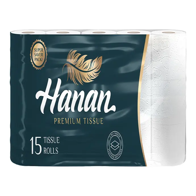HANAN TOILET ROLLS 15 PACK
