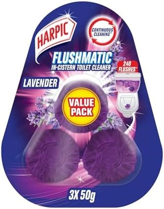 HARPIC FLUSHMATIC LAVENDER 3*50G
