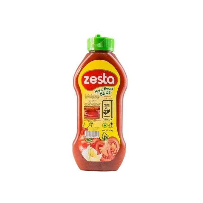 ZESTA HOT& SWEET CHILLI SAUCE 400G*24