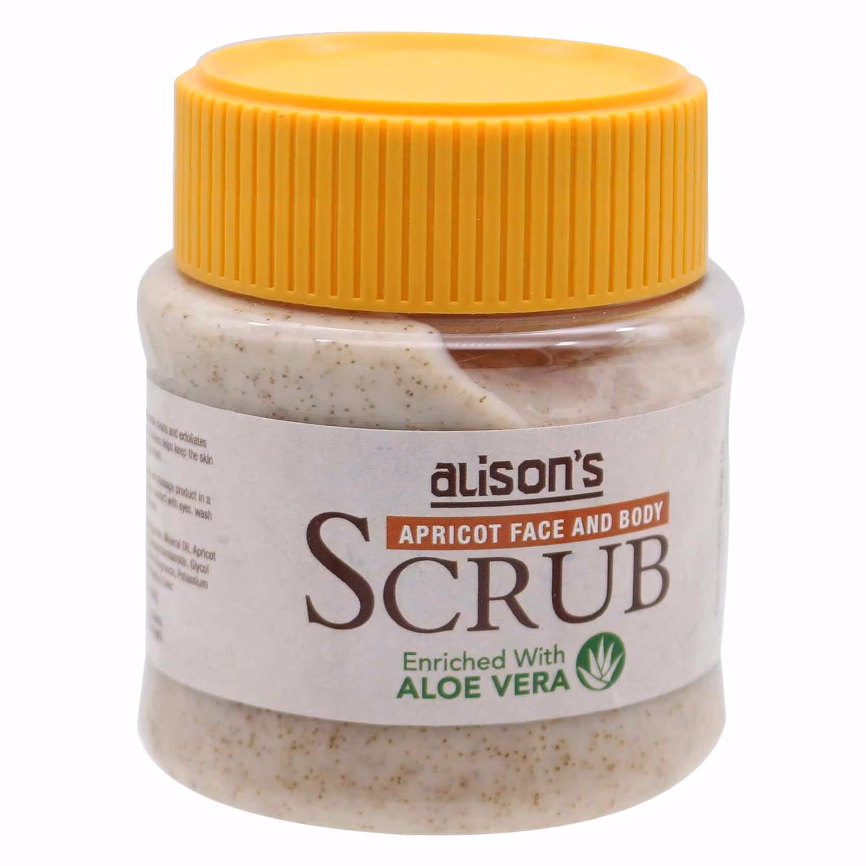 ALISONS APRICOT FACE & BODY SCRUB 200GM