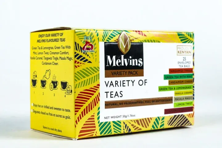 MELVINS VARIETY OF TEA TEABAGS 25'S 2GM