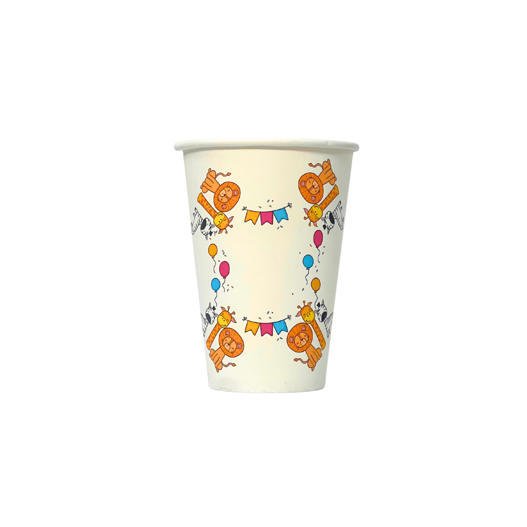 TECHPAK PAPER CUP 70Z-ANIMAL JUNGLE