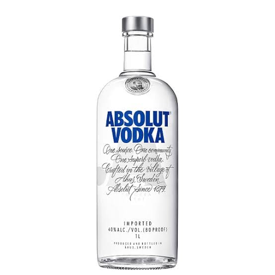 ABSOLUTE VODKA BLUE 1LTR