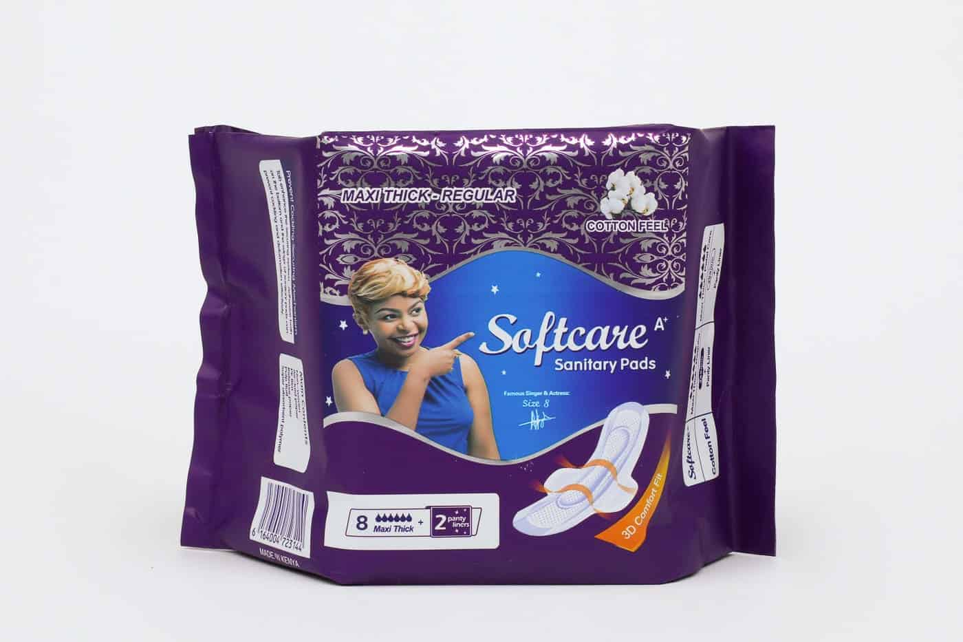 SOFTCARE SANITORY MAXI THICK PURPLE 8PCS