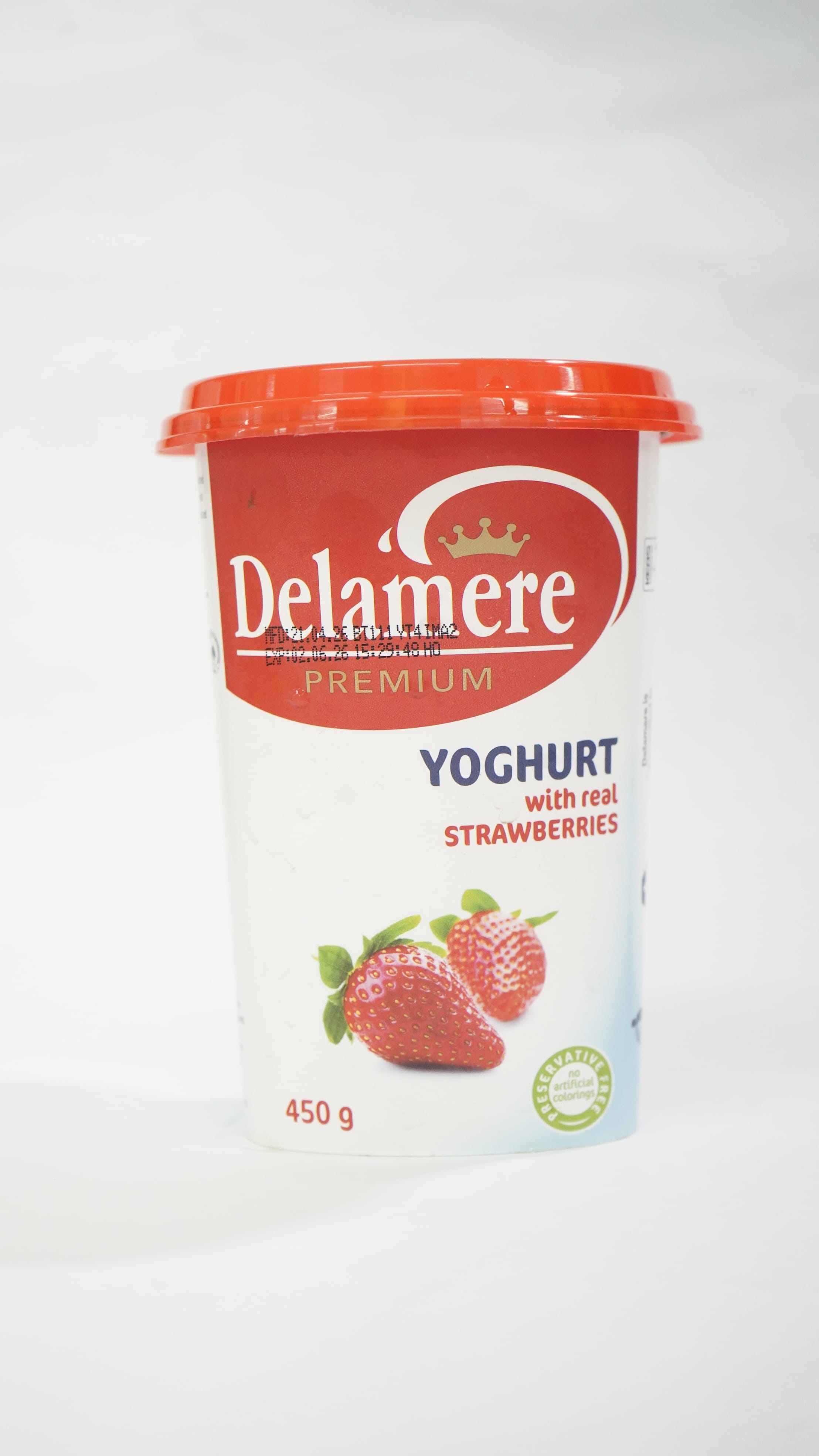DELAMERE PREMIUM STRAWBERRY CUP 450ML