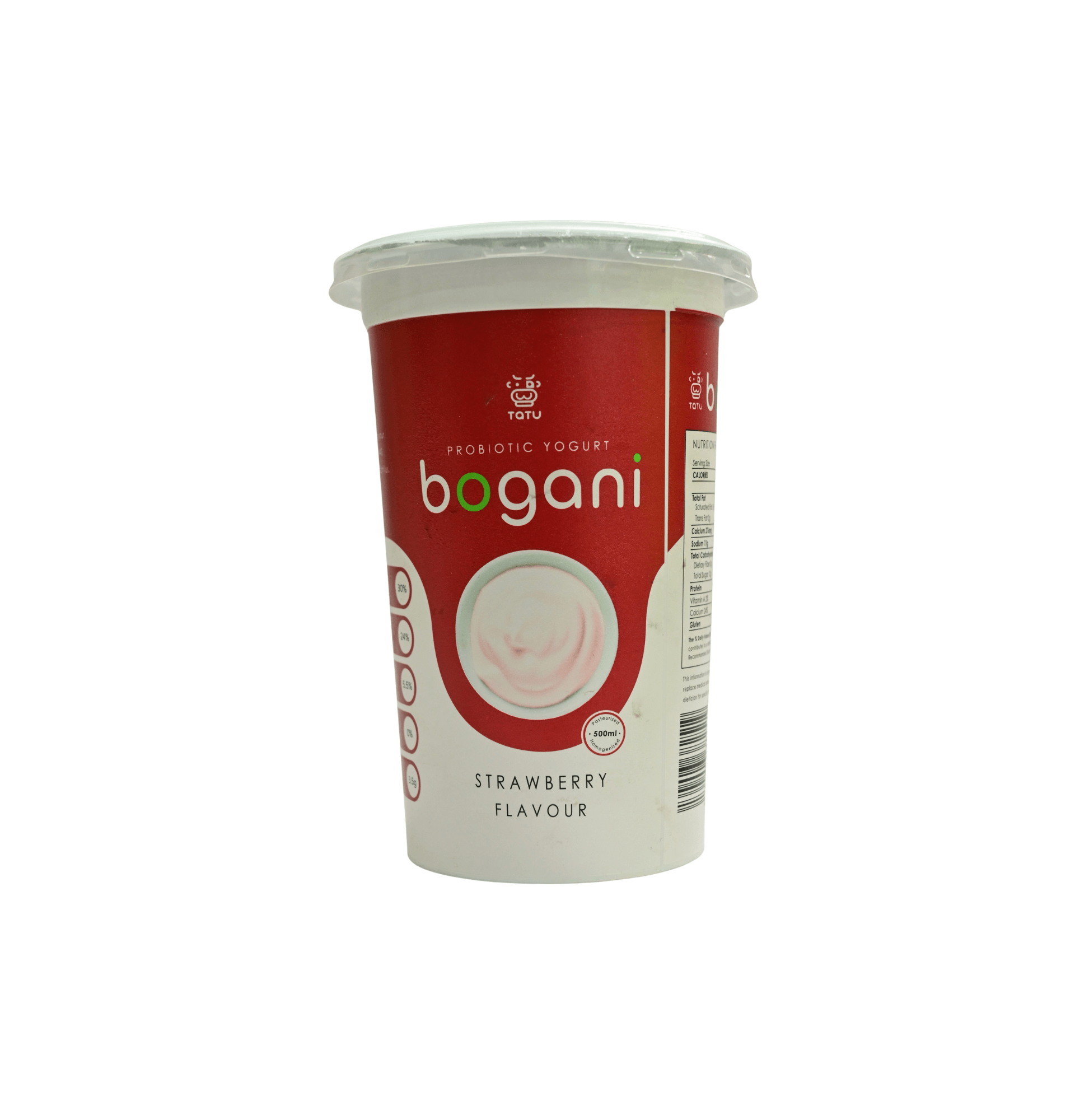 BOGANI PROBIOTIC YOGURT STRAWBERRY 500ML