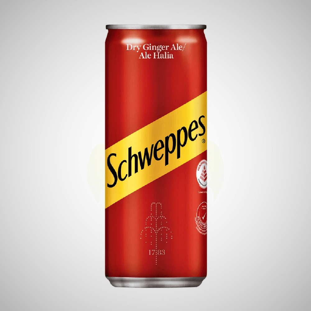 SCHWEPPES GINGER-ALE 330ML CAN