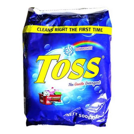 TOSS BLUE DETERGENT POWDER SACHET 500GM