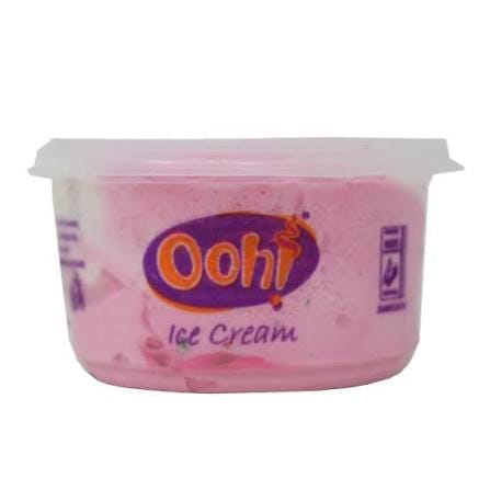 OOH! VANILLA/STRAWBERRY CUP 500ML