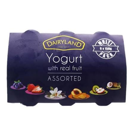 DAIRYLAND MULTI-PACK YOGHURT 150GM*6
