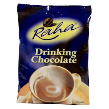 RAHA DRINKING CHOCOLATE SATCHET 100GM