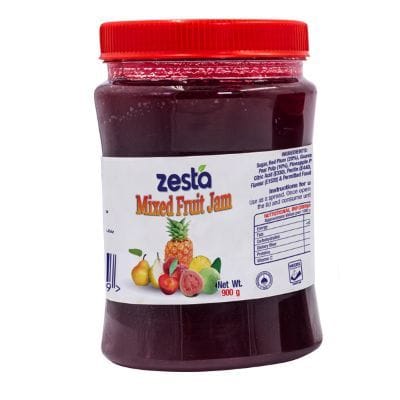 ZESTA MIXED FRUIT JAM PET 900GM