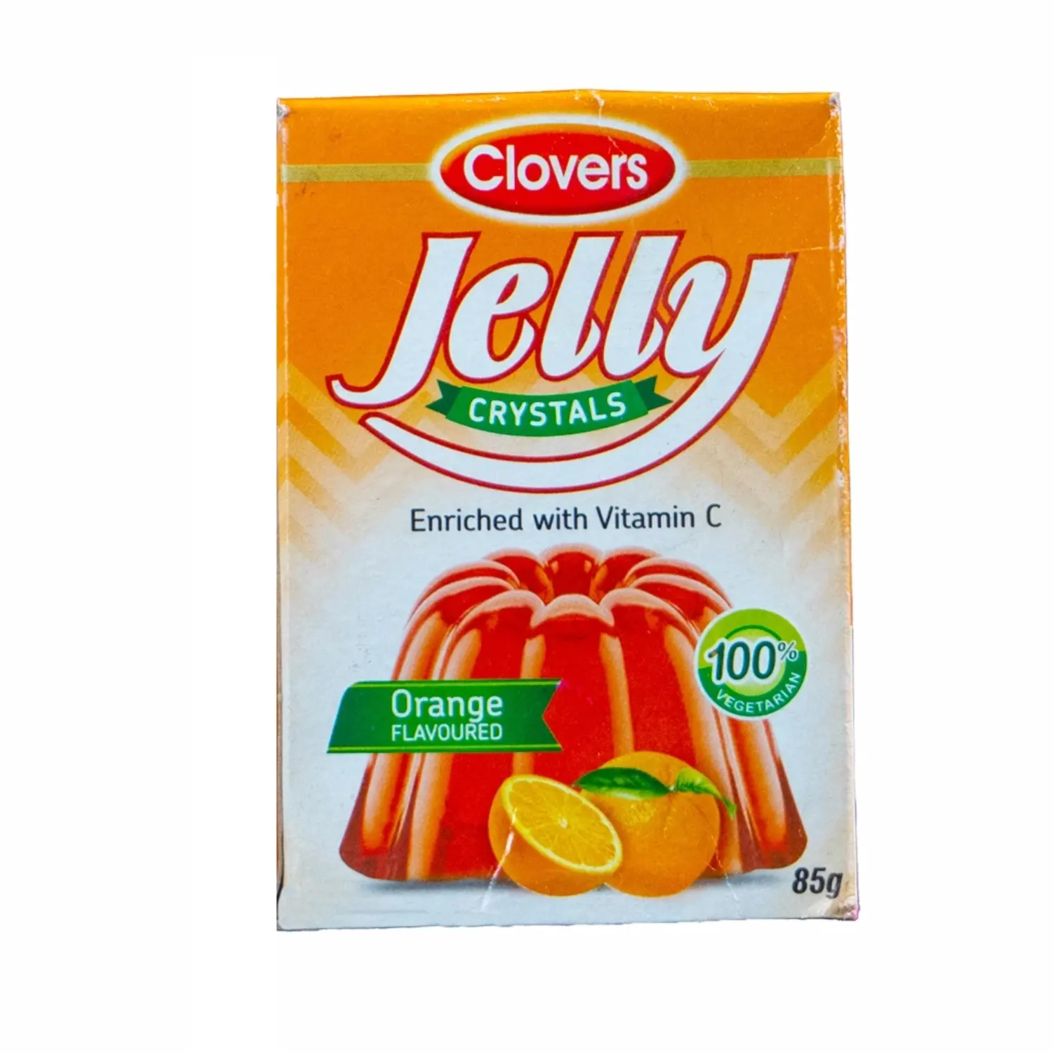 CLOVER JELLY CRYSTALS ORANGE 85G