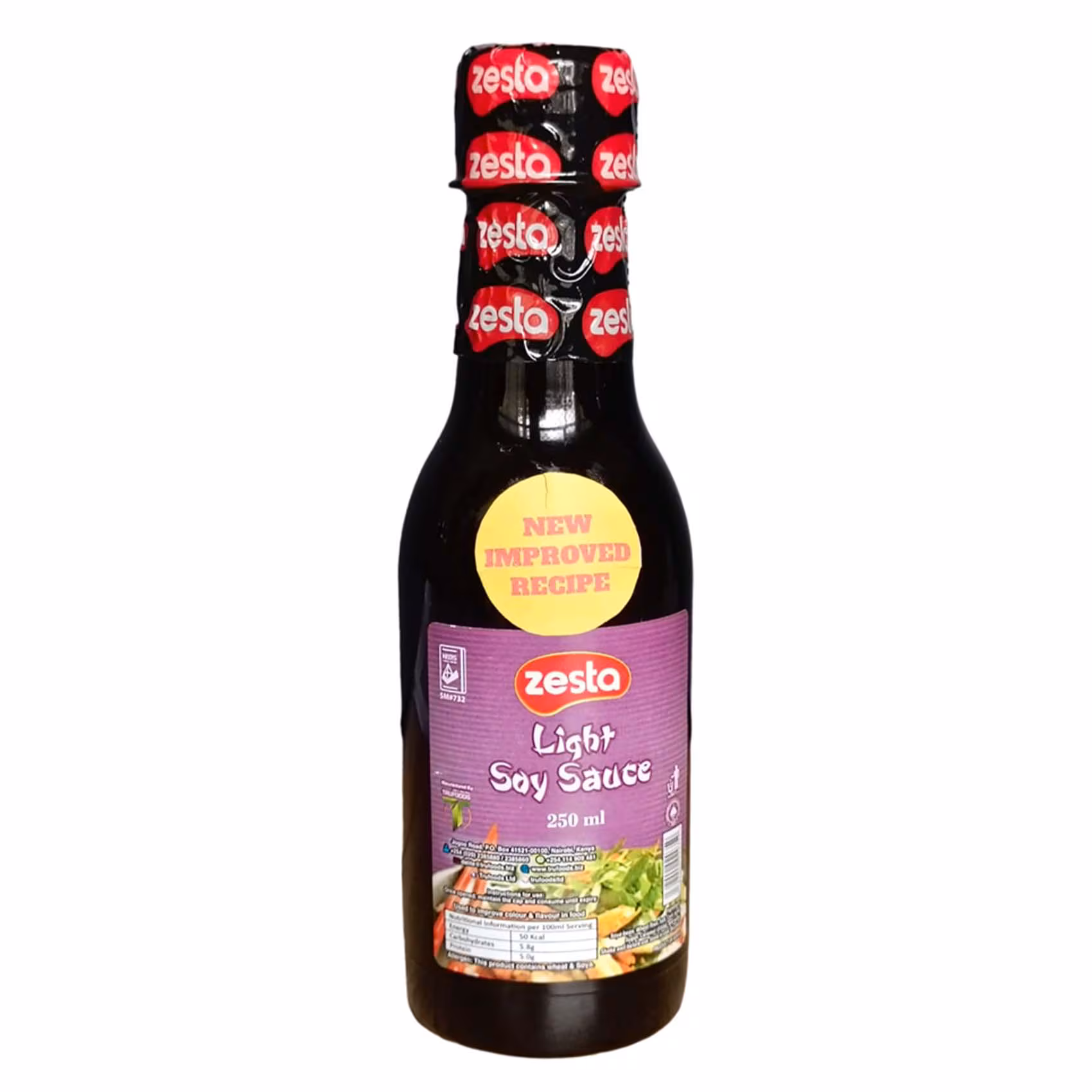 ZESTA LIGHT SOY SAUCE 250ML