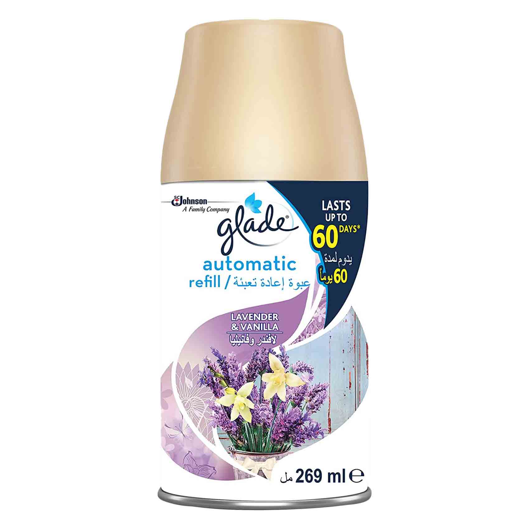GLADE AUTO REFILL LAVENDER VANILLA 269ML