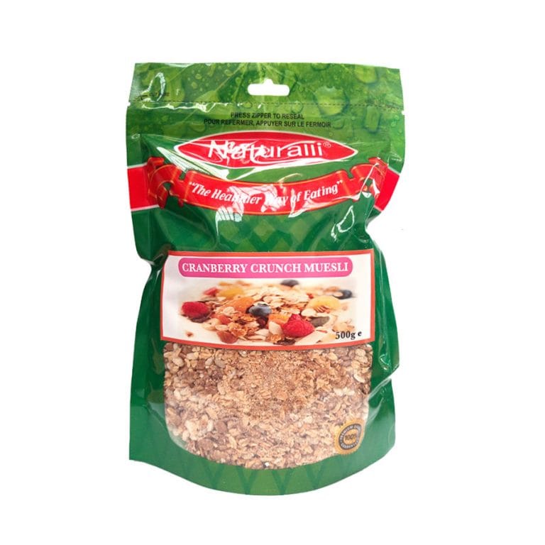 Naturalli Cranberry Muesli 500Gm