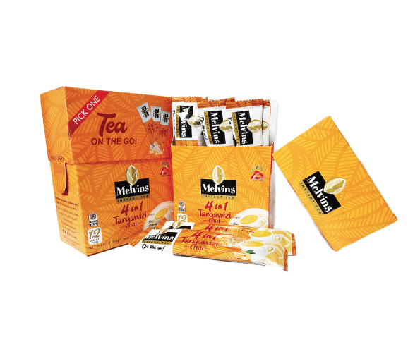 MELVINS TANGAWIZI TEA STICKS 4IN1 20GM
