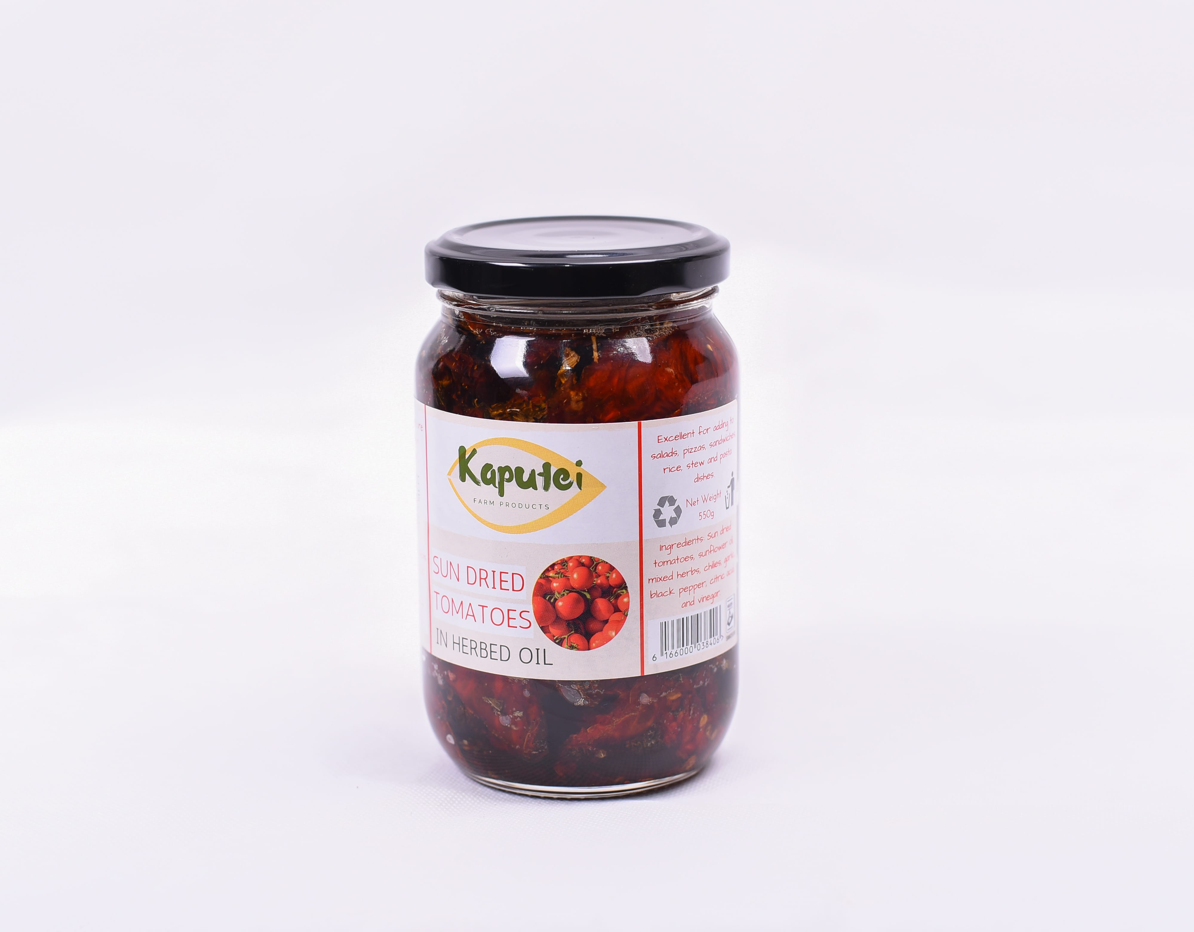 KAPUTEI DRIED TOMATOES IN OIL 550G