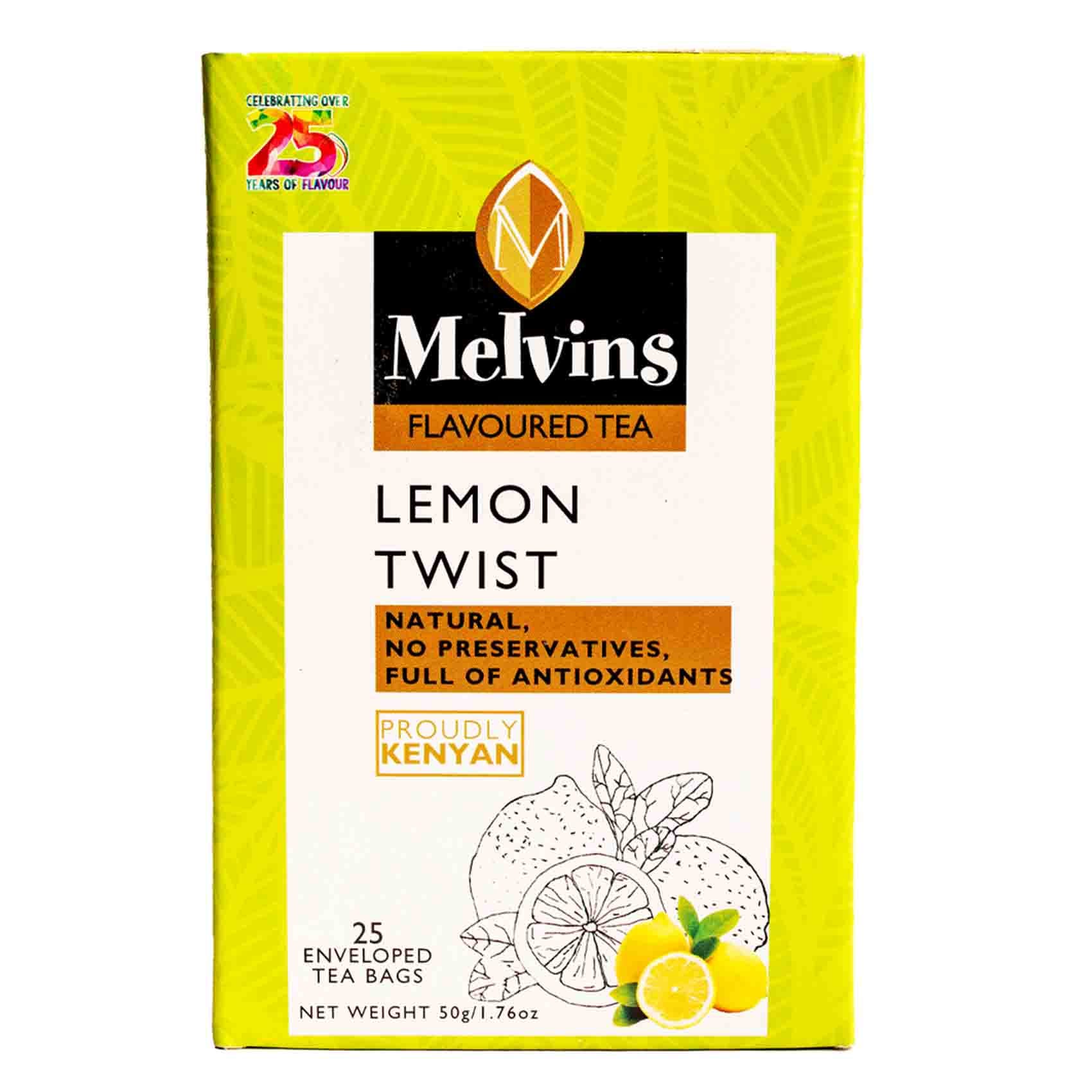 MELVINS LEMON TEA BAGS 25'S