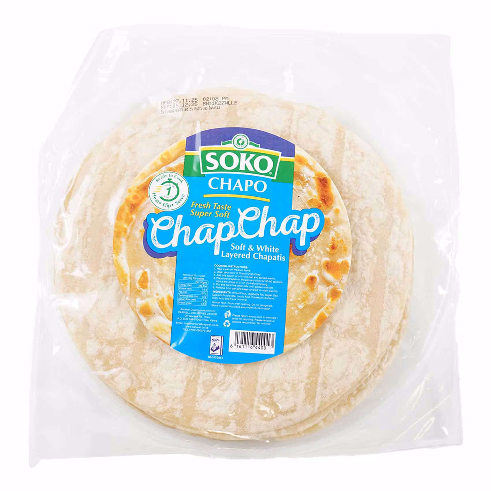 SOKO CHAPO CHAP CHAP WHITE 570GM