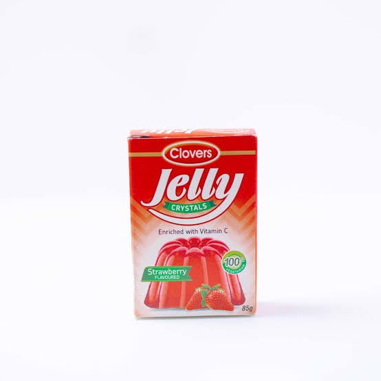 CLOVER JELLY CRYSTALS STRAWBERRY 85G
