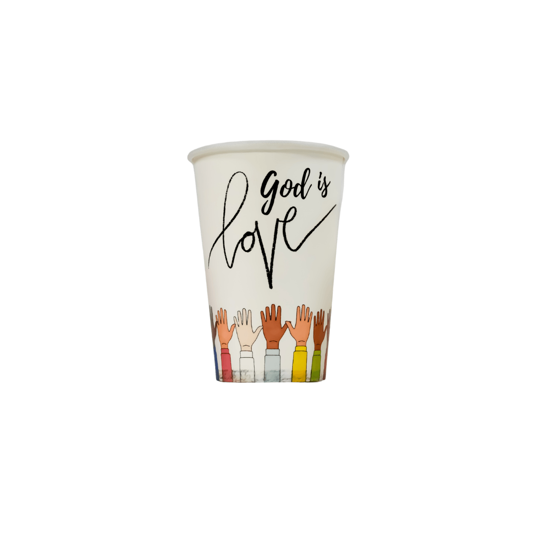 TECHPAK PAPER CUP 70Z-GOD IS LOVE