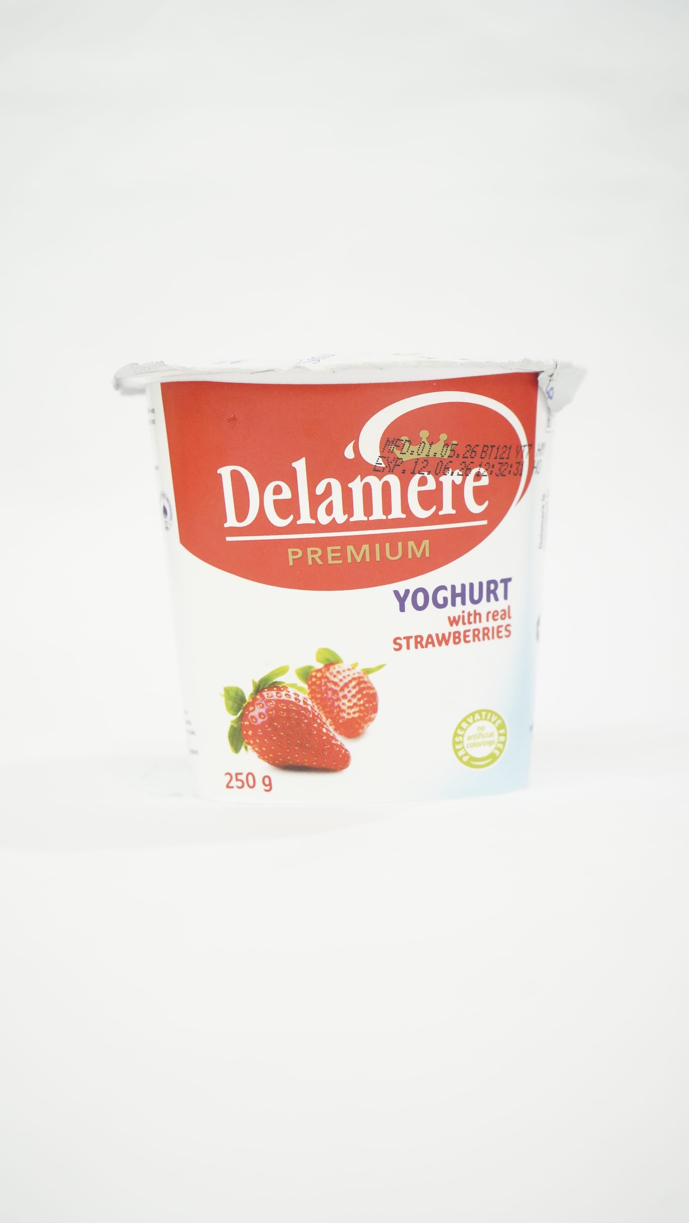 DELAMERE PREMIUM STRAWBERRY CUP 250ML