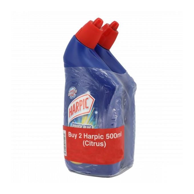 HARPIC POWER PLUS CITRUS TWIN PACK 500ML